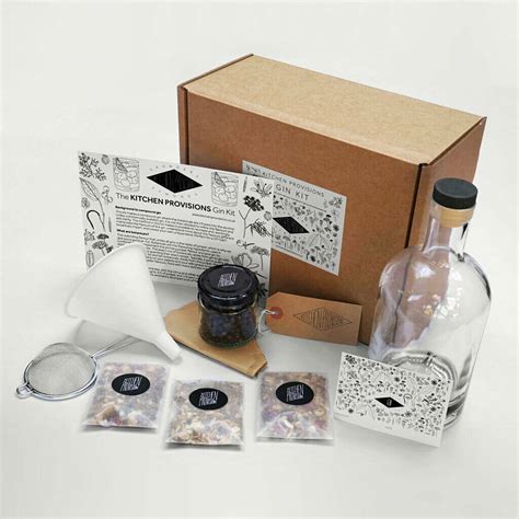 Make Your Own Gin Kit With Three Botanical Blends By Kitchen Provisions