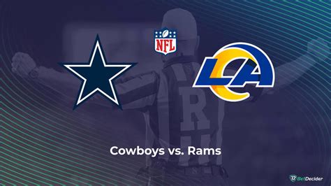 Cowboys Vs Rams Betting Line Spread And Odds Week 8