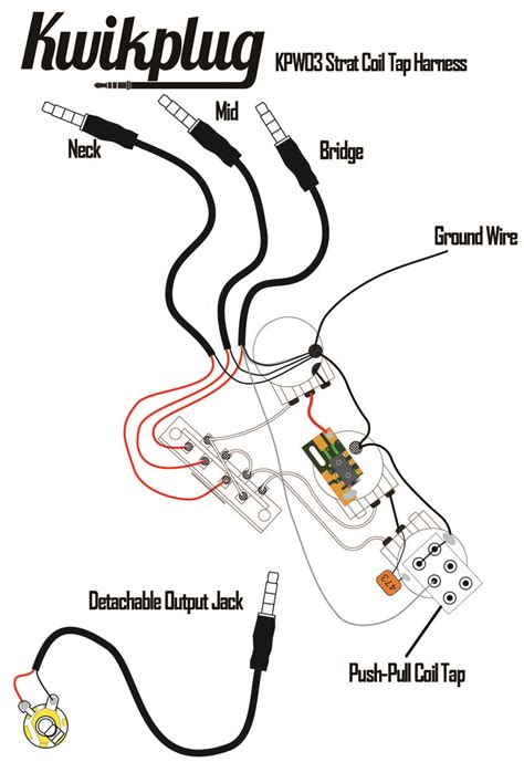 If your guitar's pickup has coaxial or vintage style single conductor cable with a braided shield (above), you're out of luck. Wiring Diagram For Telecaster With Humbucker And A Push Pull Tone Pot For A Coil Split ...