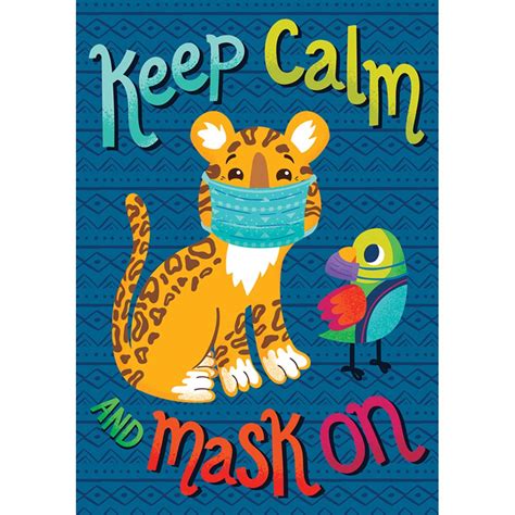 One World Keep Calm And Mask On Poster Cd 106032