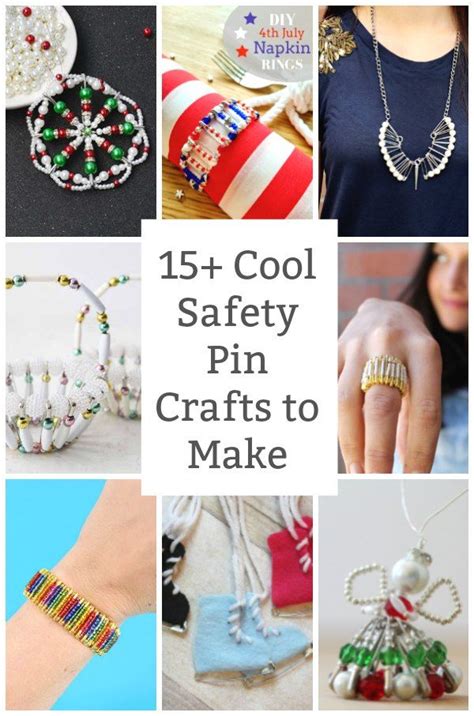 15 Cool Safety Pin Crafts You Can Make Safety Pin Crafts Safety Pin