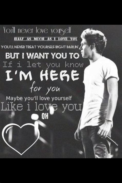 And i've just let these little things slip out of my mouth 'cause it's you, oh, it's you it's you, they add up to and i'm in love with you and all these little things. I Love You Niall.😍😘 | One direction songs, One direction ...