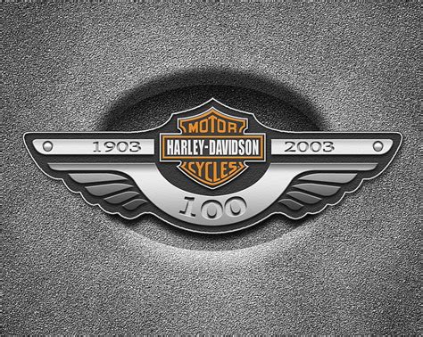 Harley Davidson Logo Metal Logo Harley Davidson Hd Wallpaper