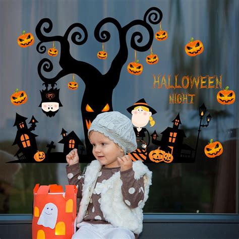 Happy Halloween Household Room Wall Sticker Mural Decor Decal Removable
