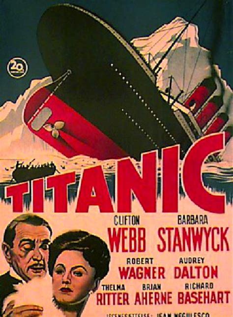 Titanic Original 1953 Danish A1 Movie Poster Posteritati Movie Poster