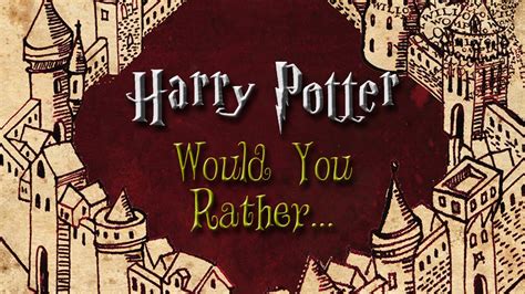 Harry Potter Would You Rather Episode 1 Youtube