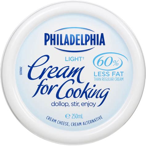 Philadelphia Cream For Cooking Light 250ml Woolworths
