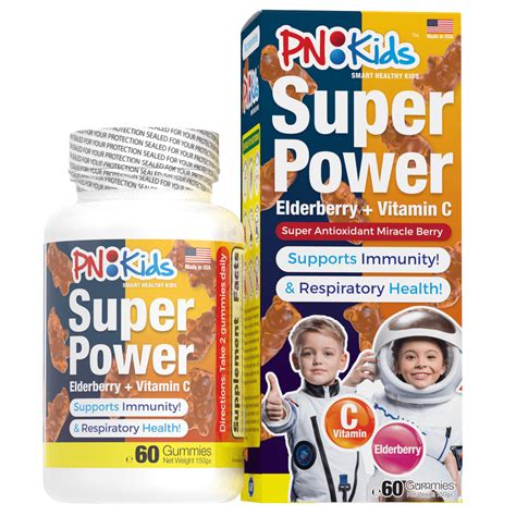 Kids Super Power Vitamin C Elderberry 60s Kwang Hwee Pte Ltd