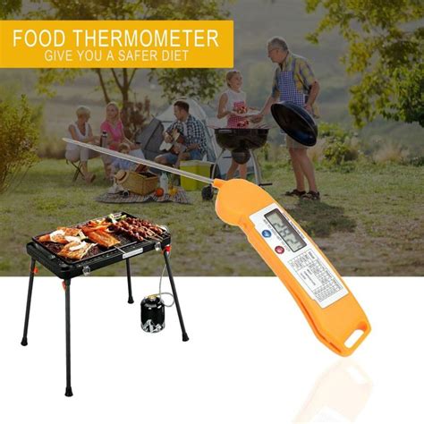 Foldable Digital Electronic Barbecue Meat Thermometer Bbq Tools Food