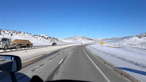 Evanston Wyoming And The Three Sisters On I 80 East Youtube