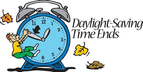 Change Clocks Daylight Saving Time Ends Tidelines