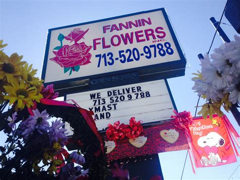 Fannin Street Flowers Houston