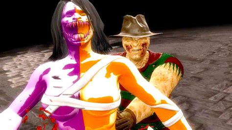 Mortal Kombat All Fatalities X Rays On Ametrine Mileena Costume Mod K Ultra HD Gameplay