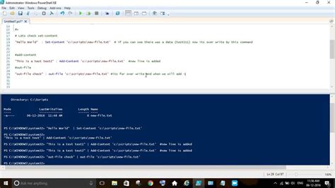 How To Create And Run A Powershell Script File On Windows