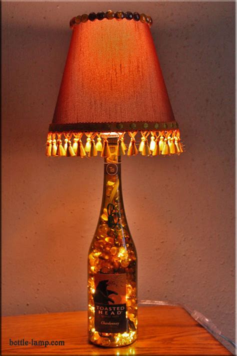 Turn Empty Bottles Into Center Pieces How To Make A Bottle Lamp