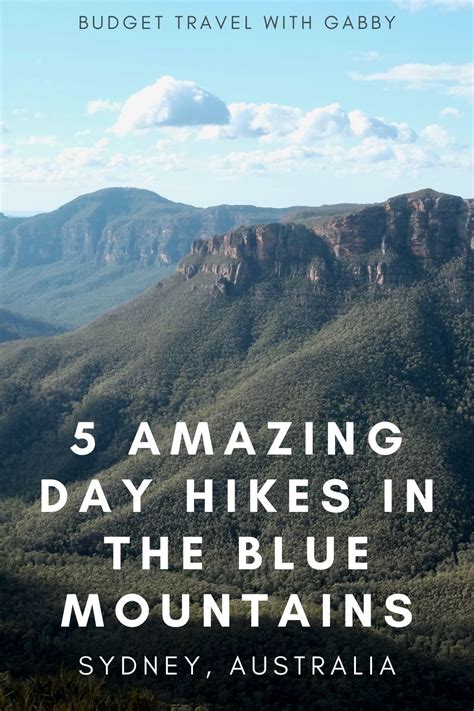 Blue Mountains Nsw Australia 5 Amazing Day Hikes Day Hike The