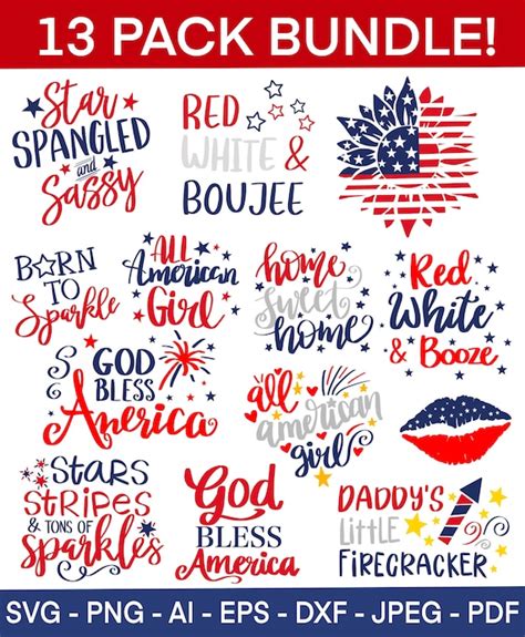Prints Usa Patriotic Svg Made In Usa Svg Png Dxf Eps Made In America