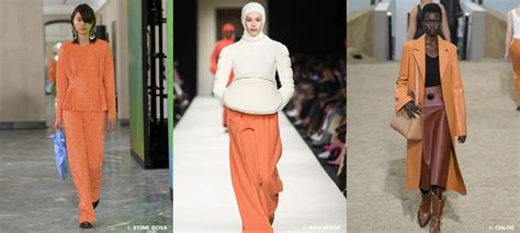 Spotted On The Catwalk Colour Of The Year Apricot Crush MODEFABRIEK