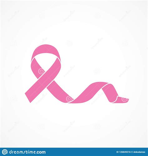 Vector Image Of Breast Cancer Awareness Ribbonpink Ribbon Stock