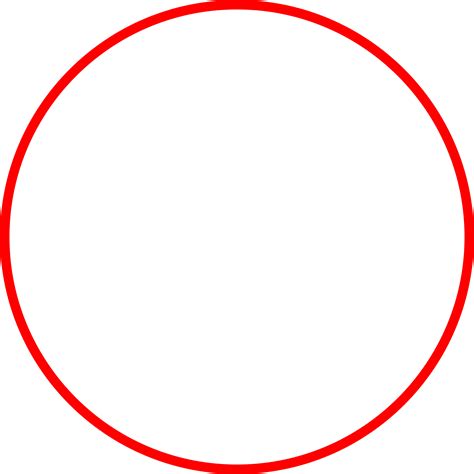 Red Circle Outline Clipart Best