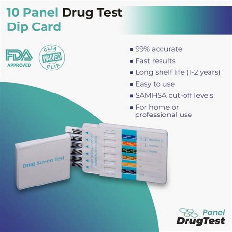 10 Panel Dip Drug Test Kit Accurate Panel Drug Test