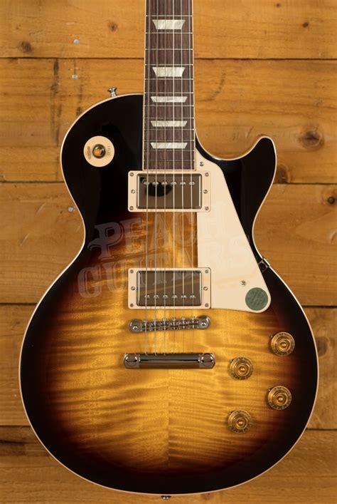 Gibson 2019 Les Paul 50s Tobacco Burst Peach Guitars