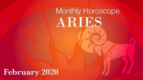 Aries Monthly Horoscope February 2020 Forecast Astrology Youtube