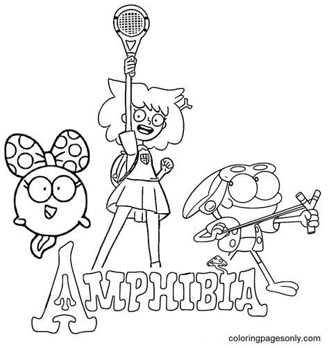 Sprig Plantar De Amphibia Coloring Pages Amphibia Coloring Pages Porn