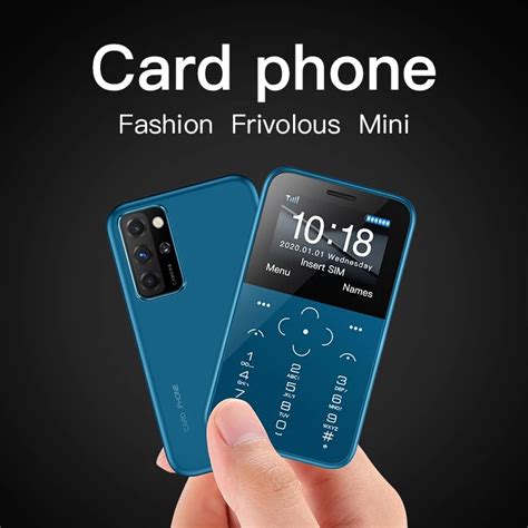 New Original Soyes S10p Mini Card Phone 2g Gsm 400mah 154 Mtk6261m
