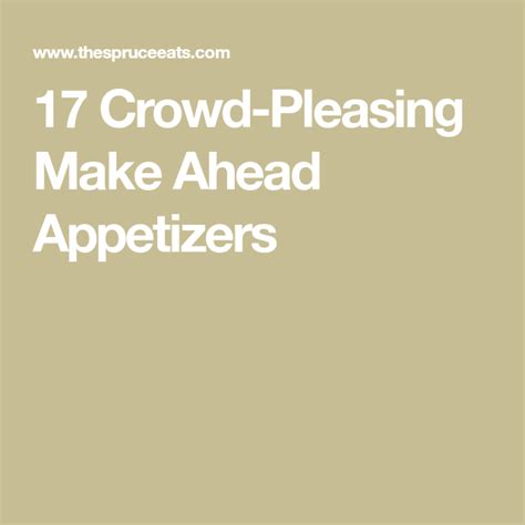 A couple of years i shared 7 tips to prepare for hard times. 19 Crowd-Pleasing Make Ahead Appetizers | Appetizers, Make ahead appetizers, Holiday appetizers