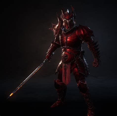 Blood Knight Made In Wolcen Looks Pretty Good I Think Warhammer