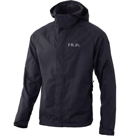 Huk Mens Gunwale Waterproof Packable Rain Jacket Sportsmans Warehouse
