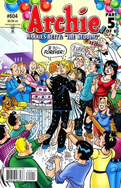 Archie 604 Archie Marries Betty You May Kiss The Bride Part 5 Issue