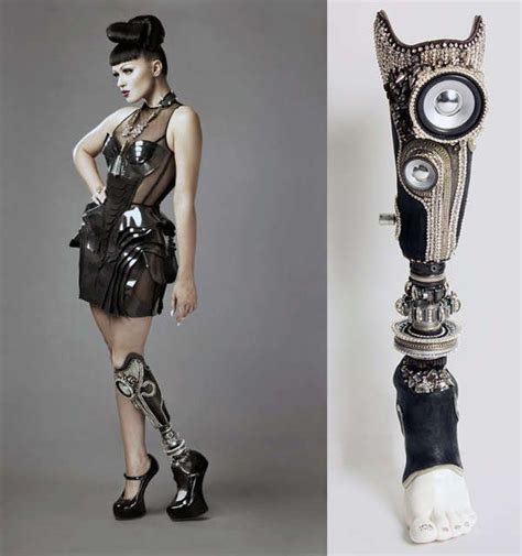 Fashion Focused Prosthetics Fashion Futuristic Fashion Model