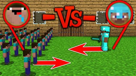 Minecraft Battle Noob Army Vs Pro Army Super Battle Of Clay Soldiers