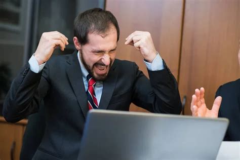 Angry Businessman Yelling In Office Stock Images Page Everypixel