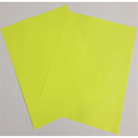 A4 Fluorescent Yellow Paper
