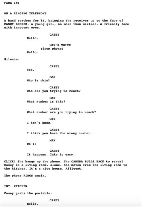 Pro Tips For The First Pages Of A Screenplay Freshmen Screen Play