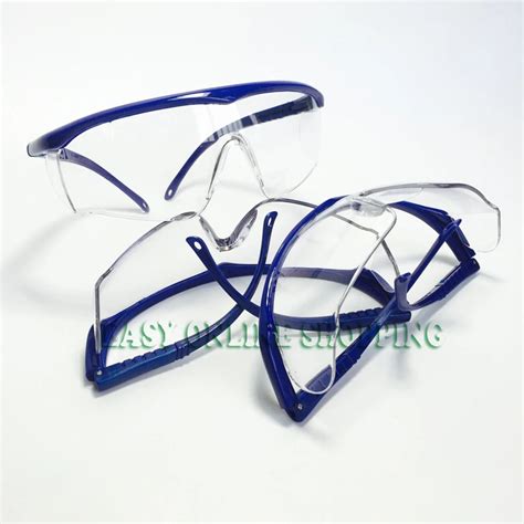 dental protective eye goggles safety anti fog glasses blue frame for dentist new 3pcs in teeth