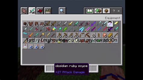 Mcpe More Weapons Addon By Me 3 Youtube