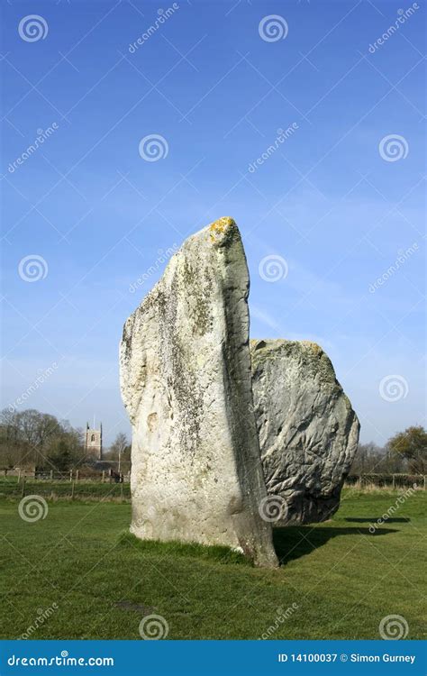Avebury Ring Standing Stone Circle Wiltshire Uk Stock Image Image Of