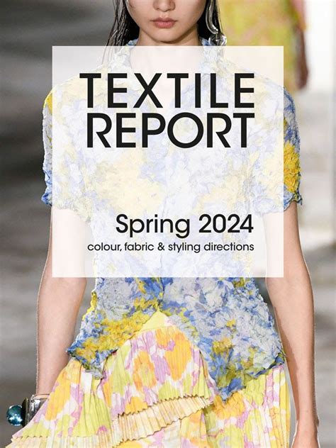 Textile Report No12023 Spring 2024 Fashion Trending Moodboard