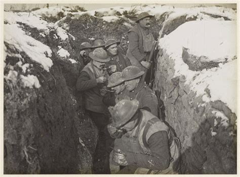 Eating In The Trenches March 1917 Online Collection National Army