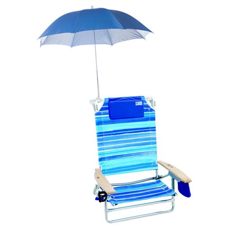 Rio Big Kahuna Beach Chair With Free Clamp On Umbrella