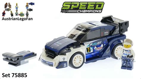 Lego Speed Champions 75885 Ford Fiesta M Sport Wrc Lego Speed Build
