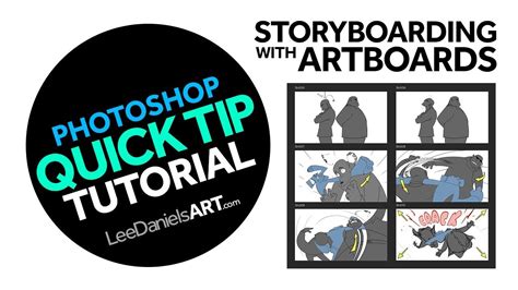 Photoshop Tutorial Quick Tip Storyboarding With Artboards Youtube