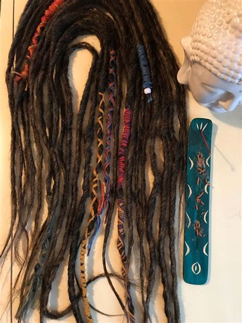 double ended synthetic dreadlock extensions dreadlock extensions long hair styles synthetic