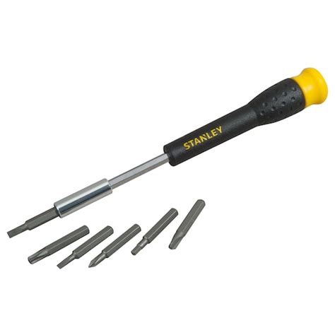 32 Pc Precision Screwdriver Set With Hex Hits Stanley