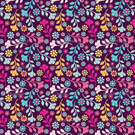 Vector Floral Seamless Pattern — Stock Vector © Zboooh 22150937