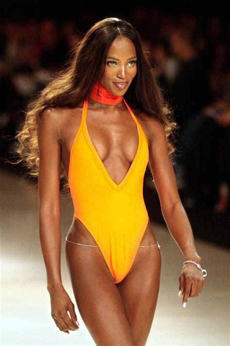 Catwalk Queen Naomi Campbell S Runway Evolution Harpersbazaar Com